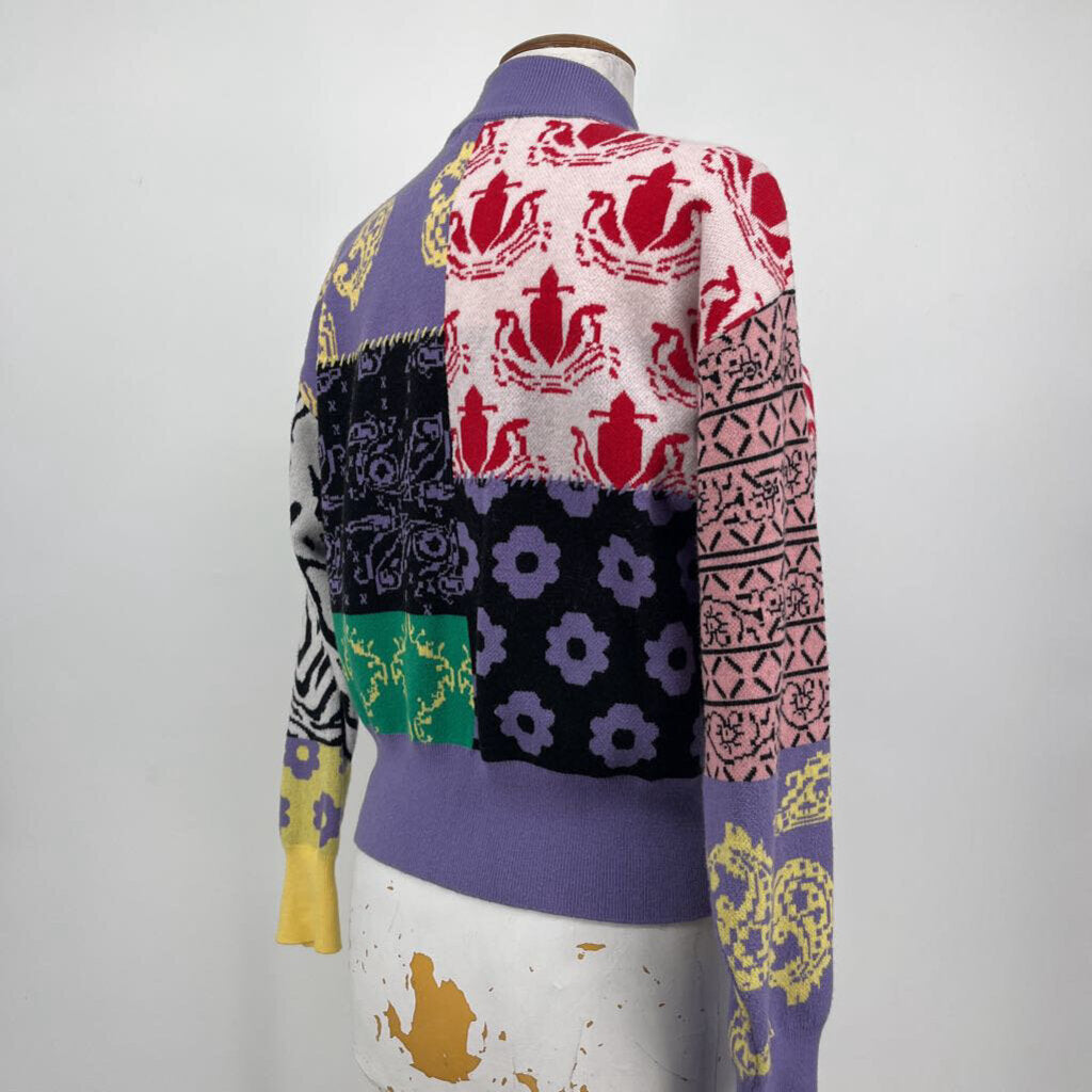 BB Dakota Multi Print Sweater