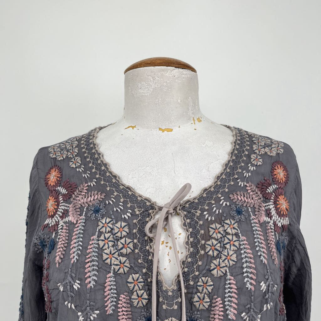 Johnny Was L/s Floral Shirt