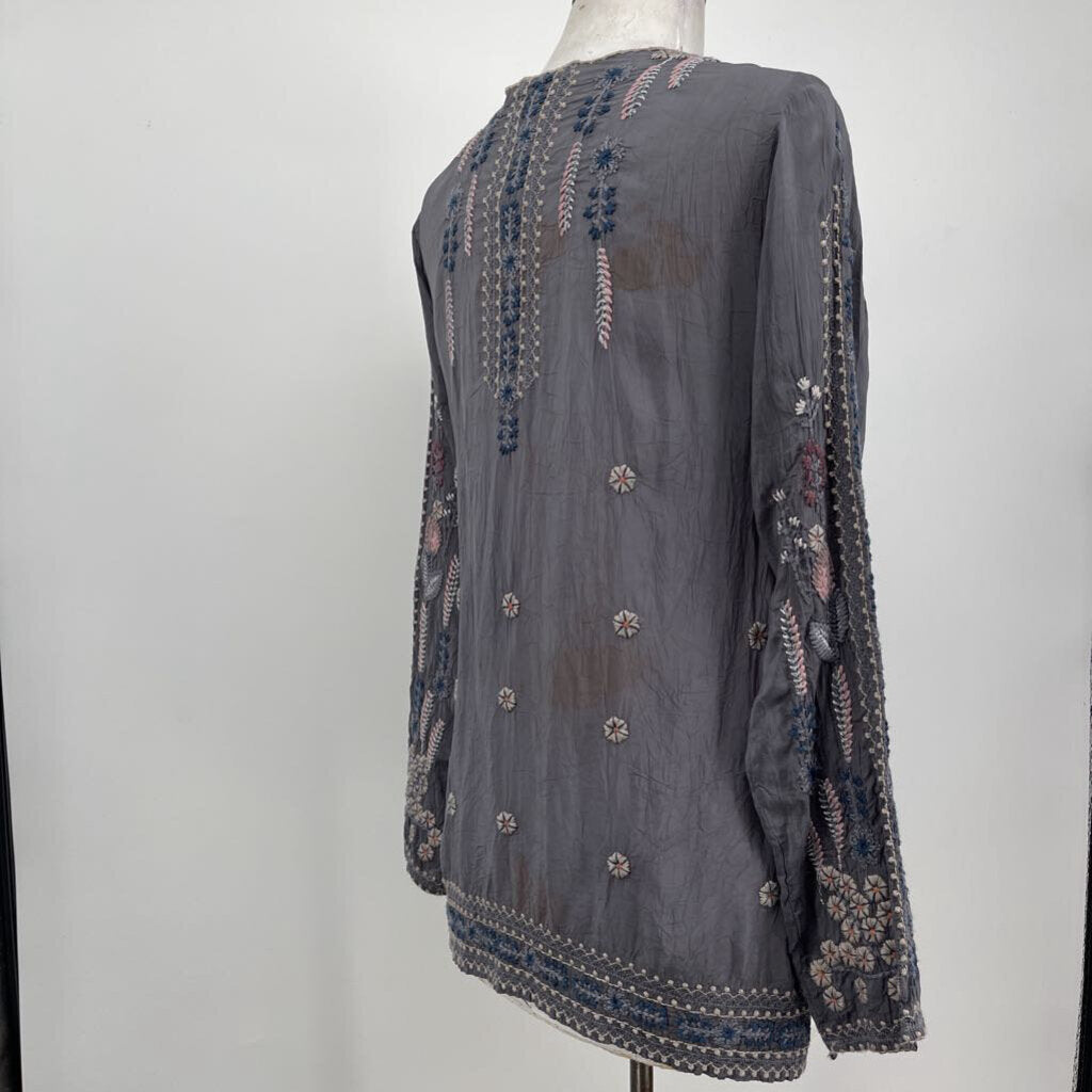 Johnny Was L/s Floral Shirt