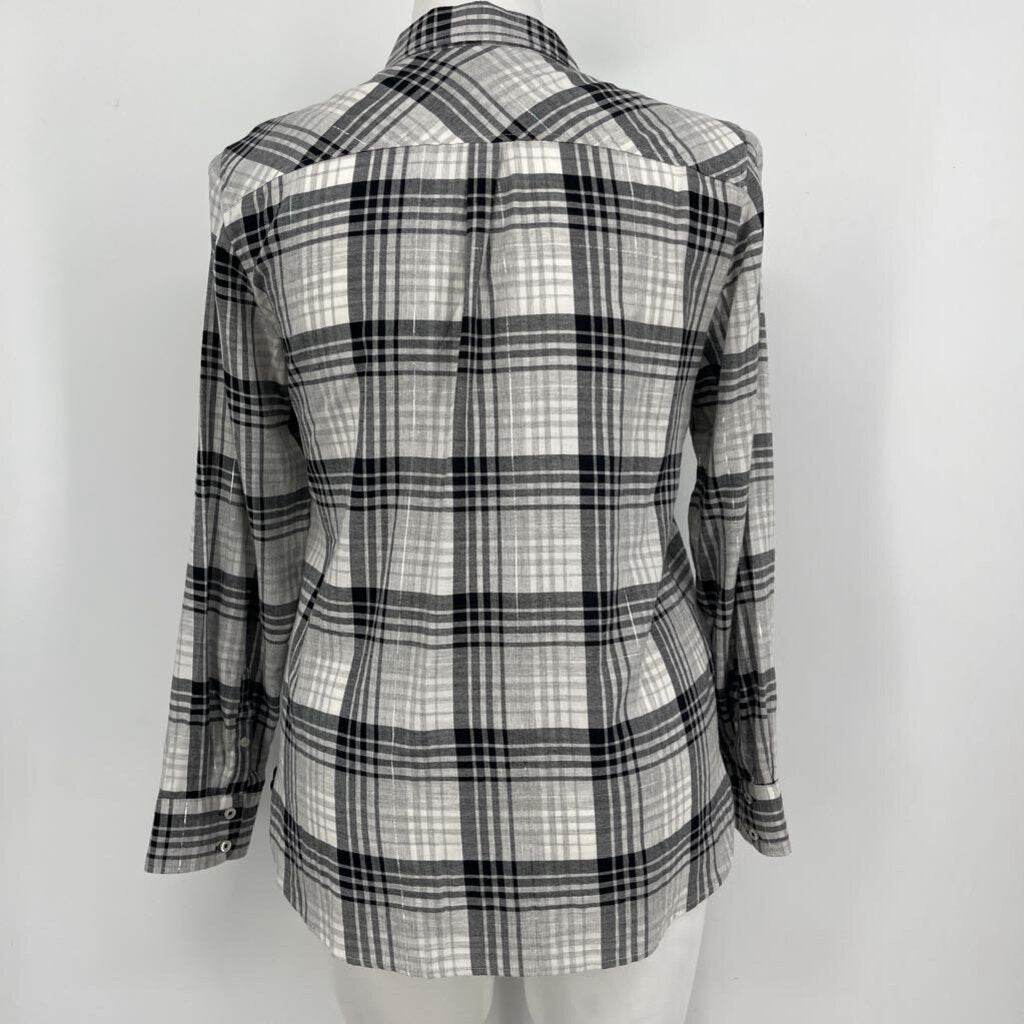 Talbots L/s Plaid Shirt