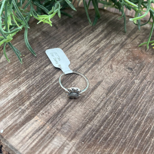 Sterling Daisy Ring