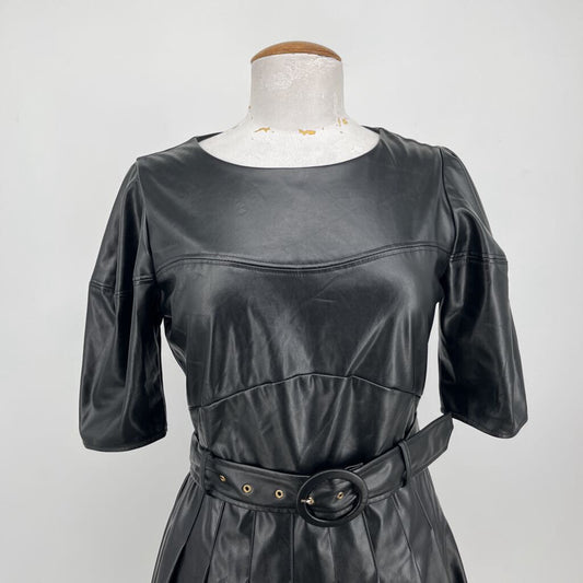Lost + Wander Faux Leather Dress