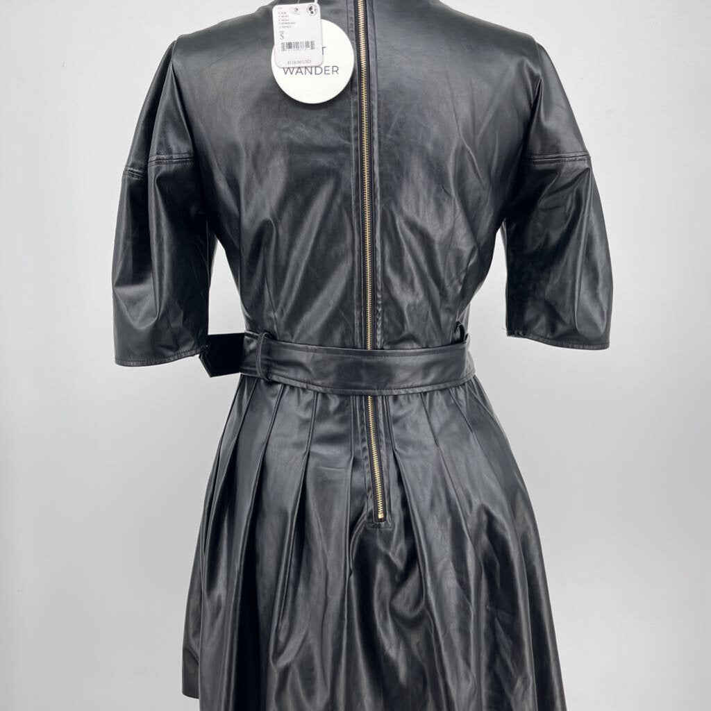 Lost + Wander Faux Leather Dress