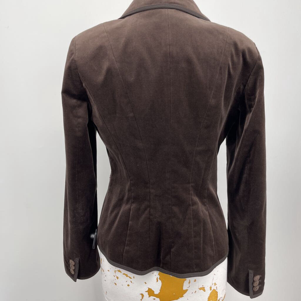 Ann Taylor L/s Velvet Blazer