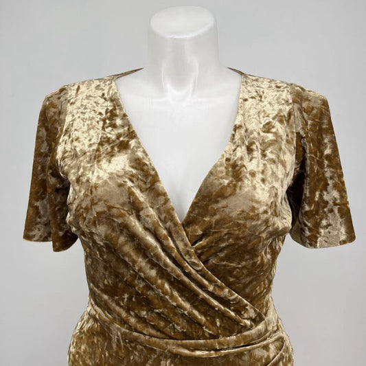 Lauren S/s Crushed Velvet Dress