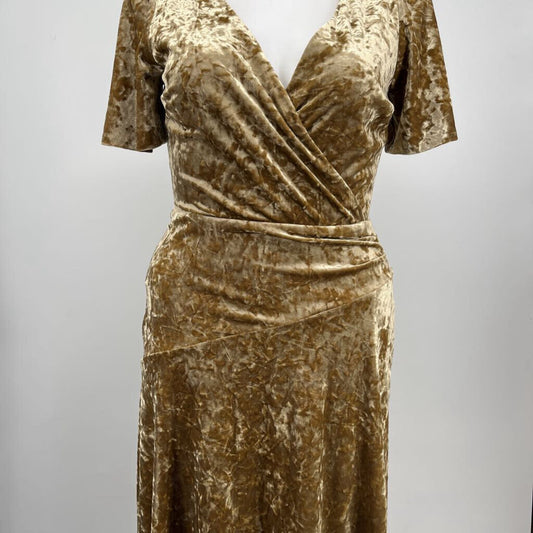 Lauren S/s Crushed Velvet Dress