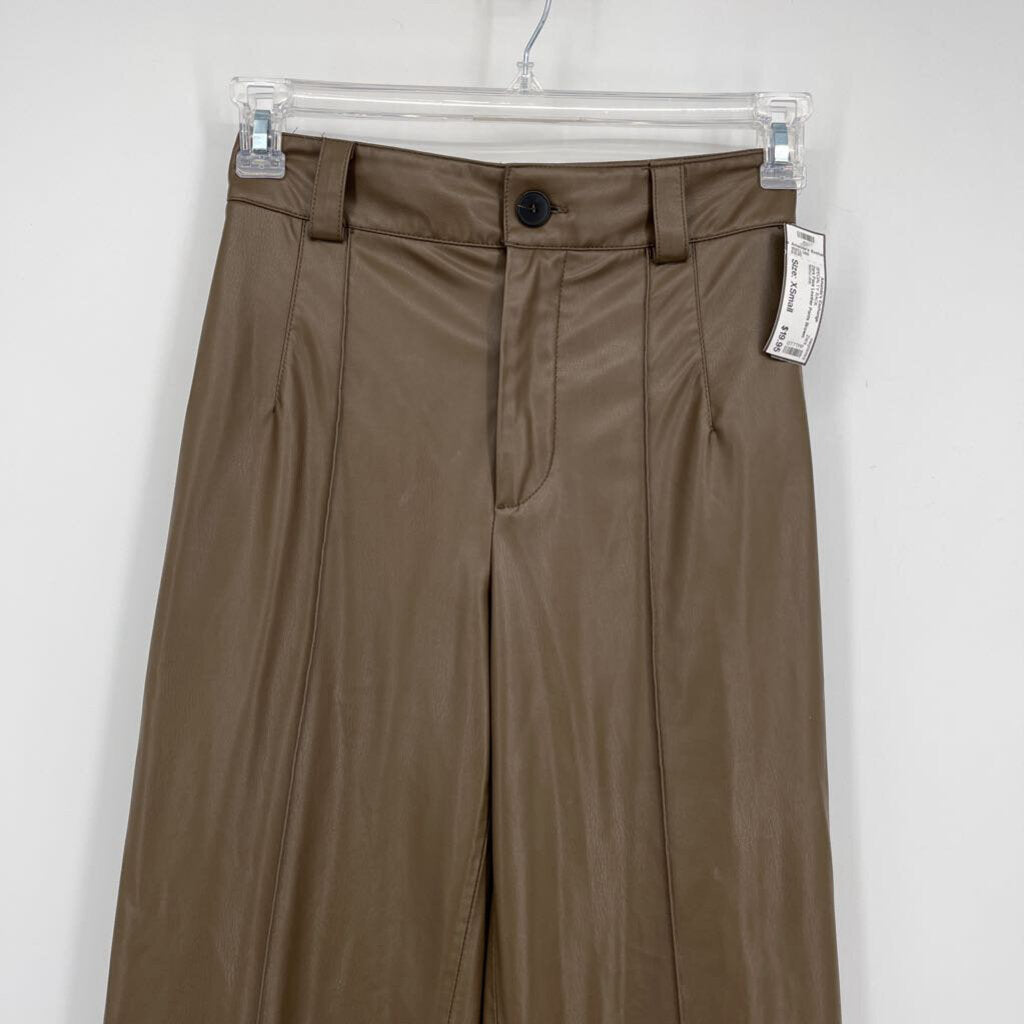 Zara Faux Leather Pants
