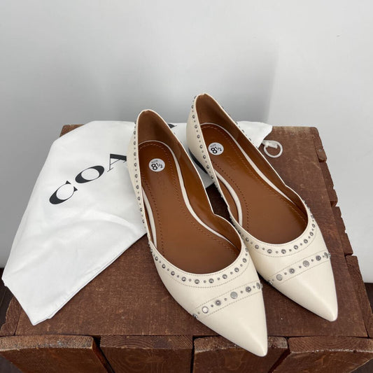Coach Studded Flats