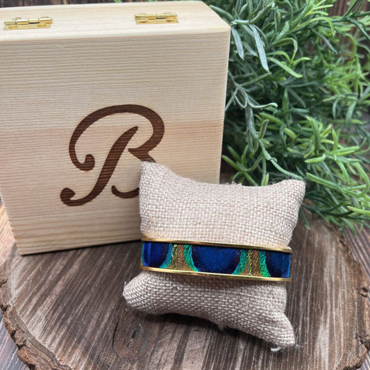 Brackish Peacock Cuff