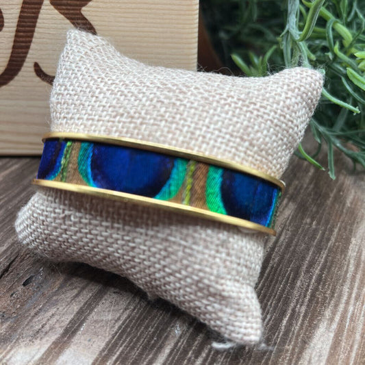 Brackish Peacock Cuff