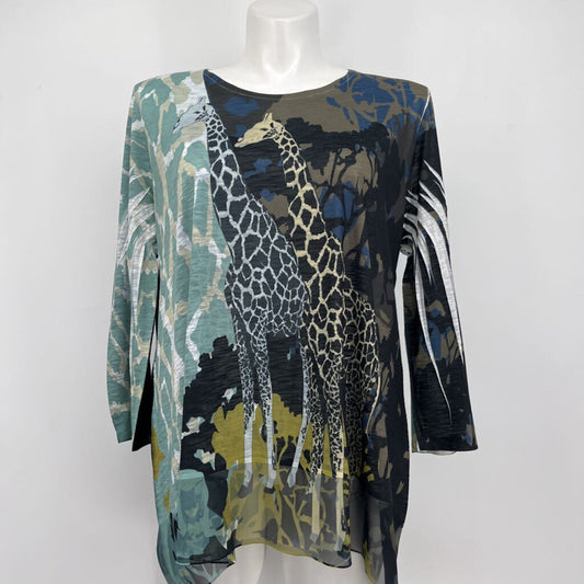 Jess & Jane L/s Giraffe Shirt