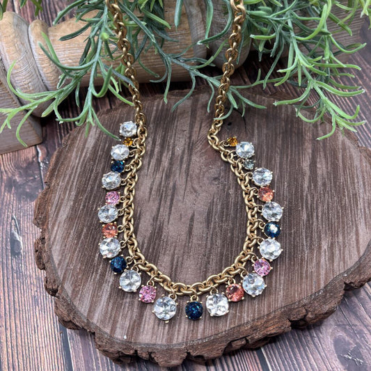 Ann Taylor Rhinestone Necklace