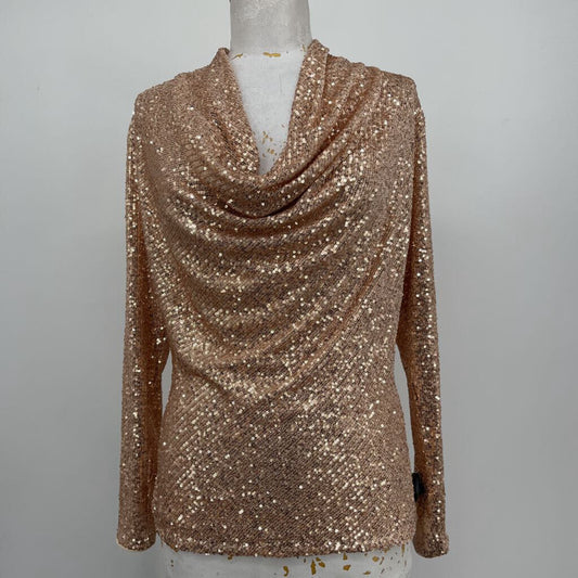 Boston Proper L/s Sequin Shirt