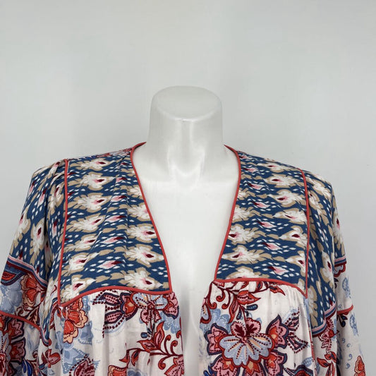 Evereve L/s Open Floral Shirt