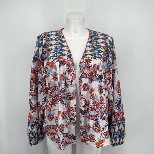 Evereve L/s Open Floral Shirt