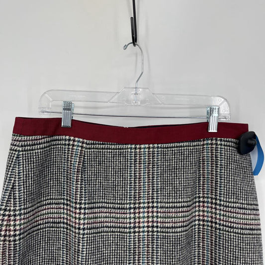 Boden Houndtooth Skirt