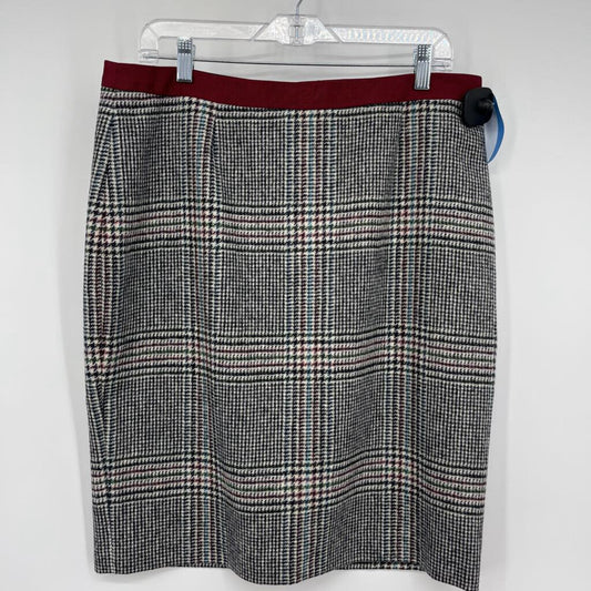 Boden Houndtooth Skirt