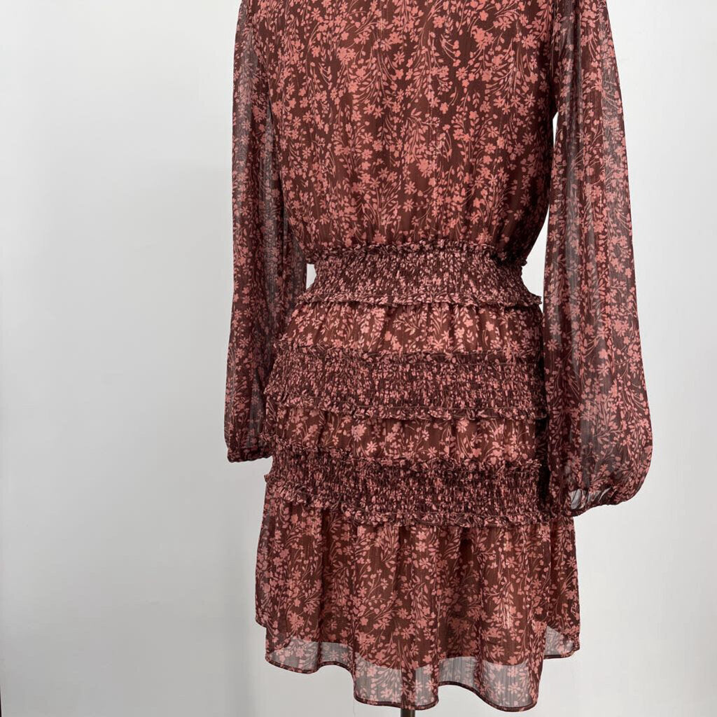 Socialite L/s Floral Dress