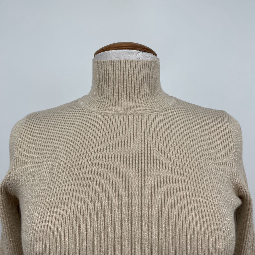 On 12th L/s Metallic Sweater