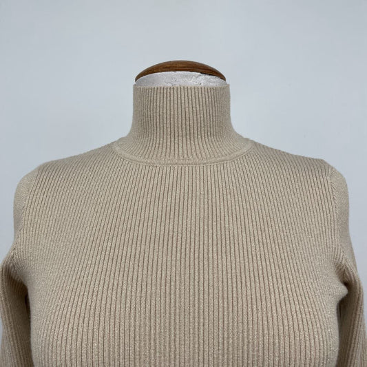 On 12th L/s Metallic Sweater