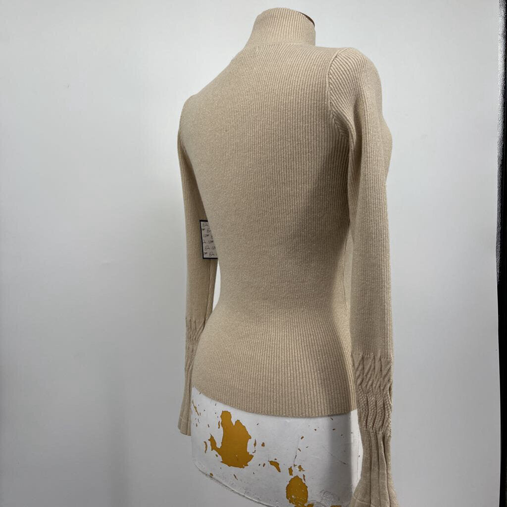 On 12th L/s Metallic Sweater