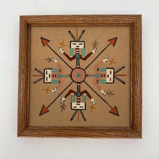 Framed Navajo Sand Art