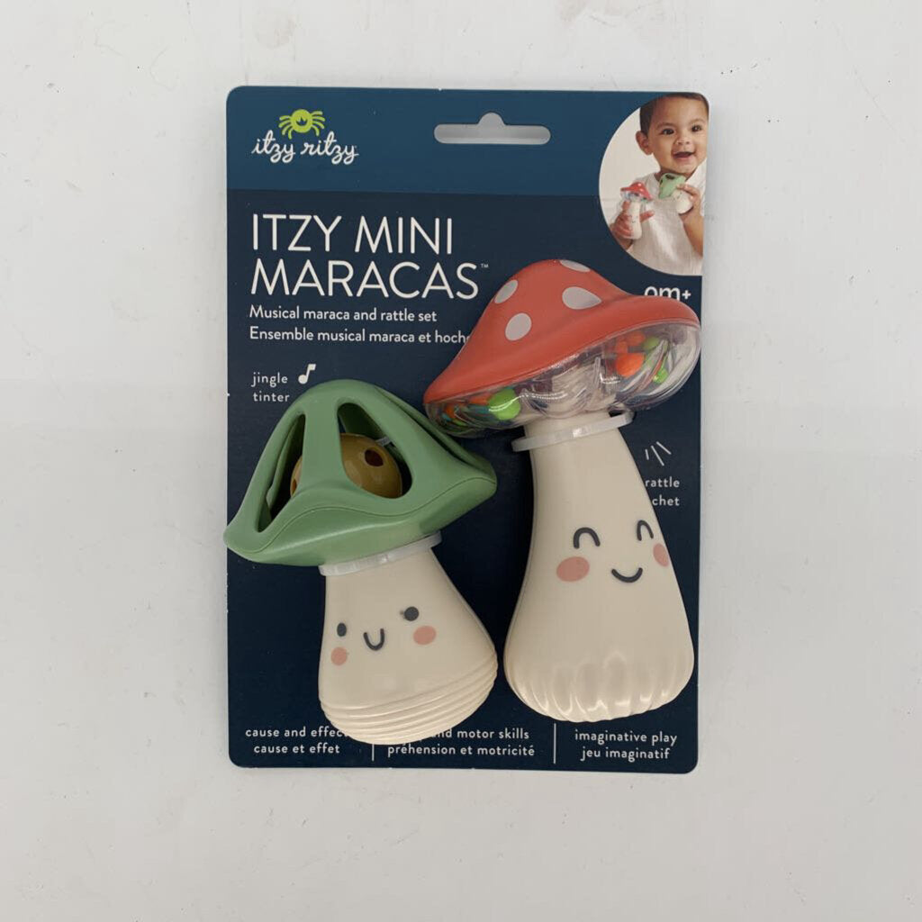 Itzy Mini Mushroom Maracas
