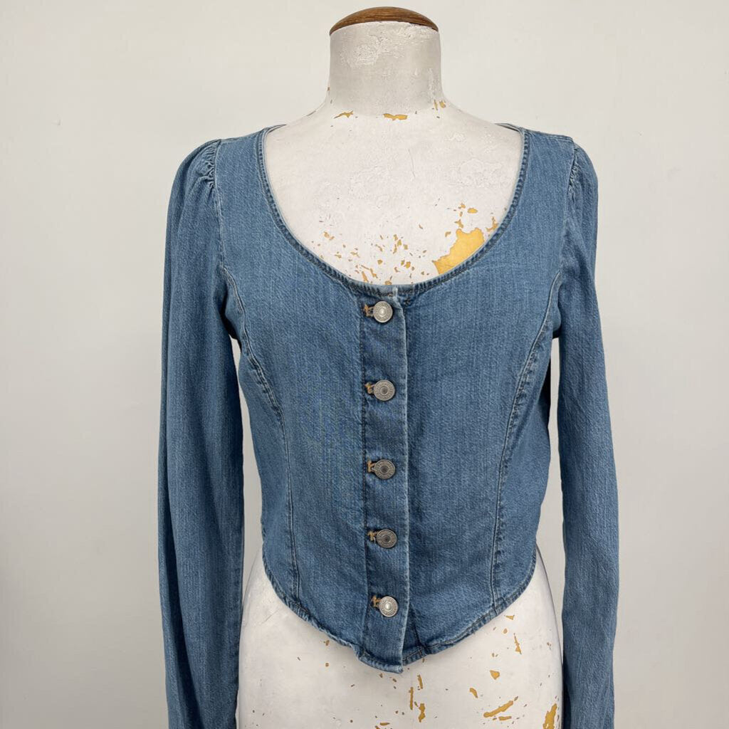 Levis L/s Crop Shirt