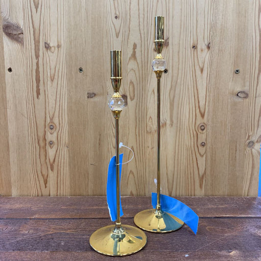 Valerio Albarello Brass Candlesticks