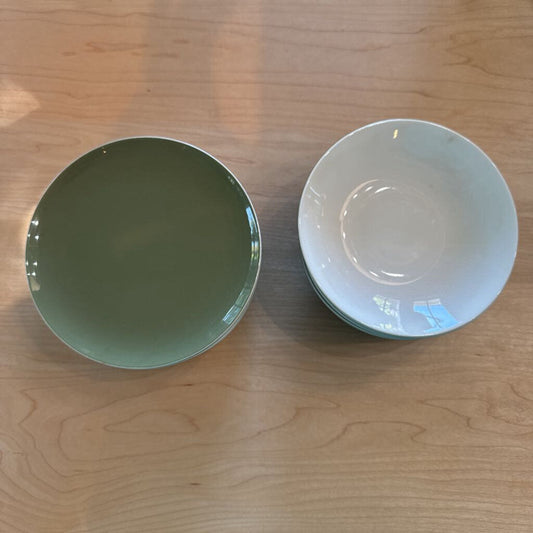 Ironstone Bowl & Saucer Set