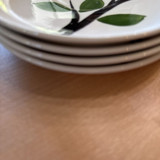 Vintage Floral Saucer Set