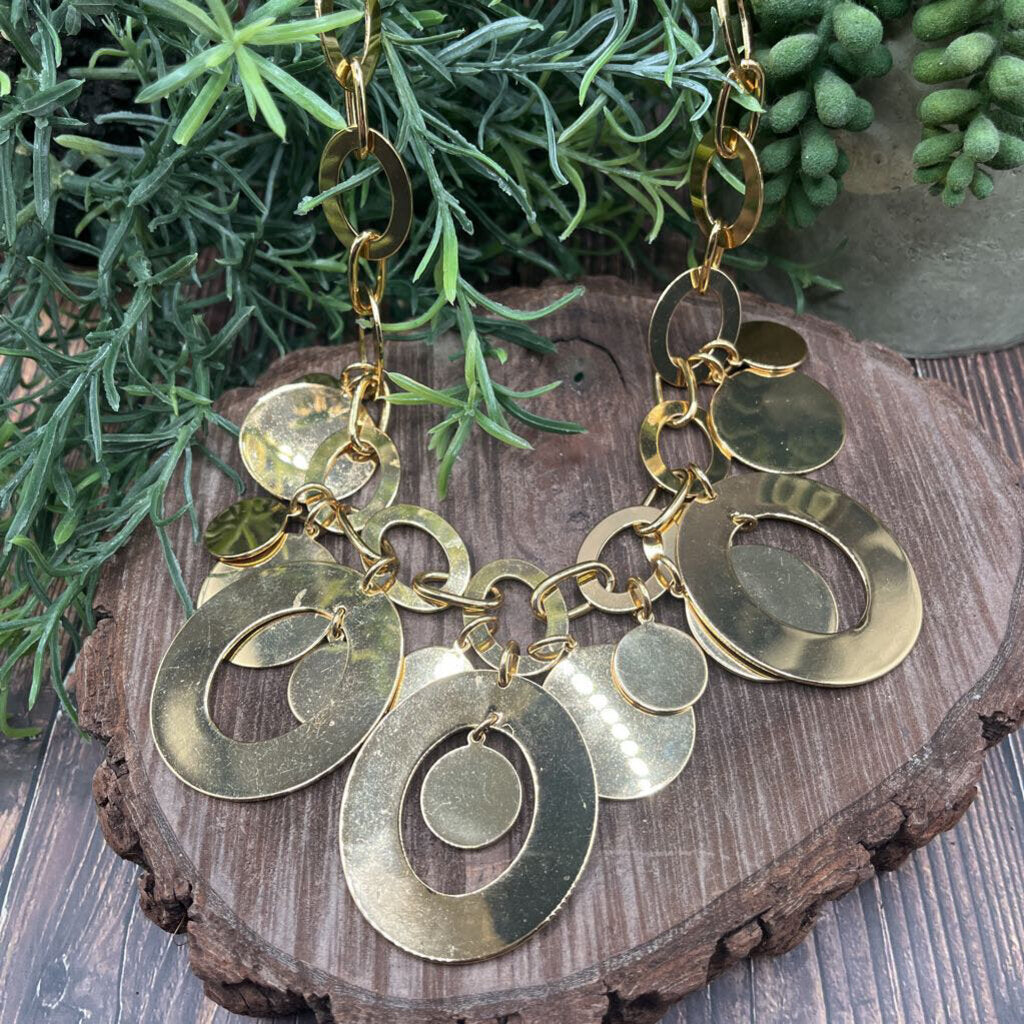 J Crew Oval Links Necklace