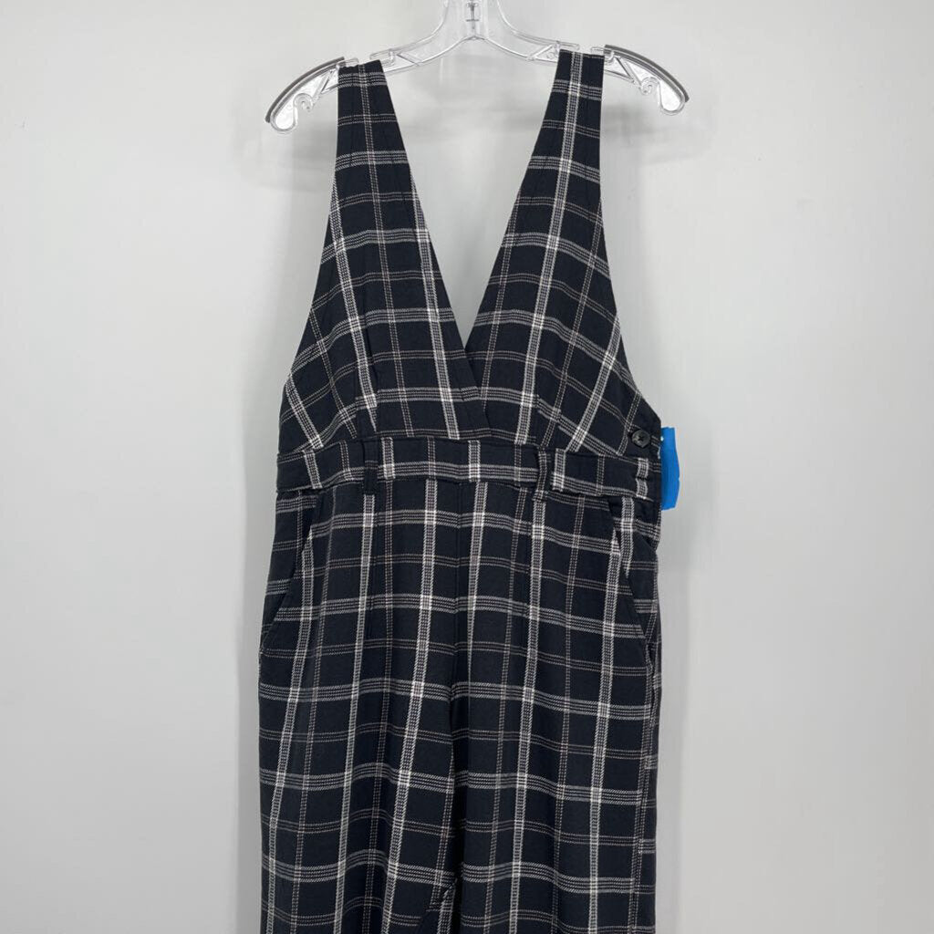 Free People Plaid Jumpsuit