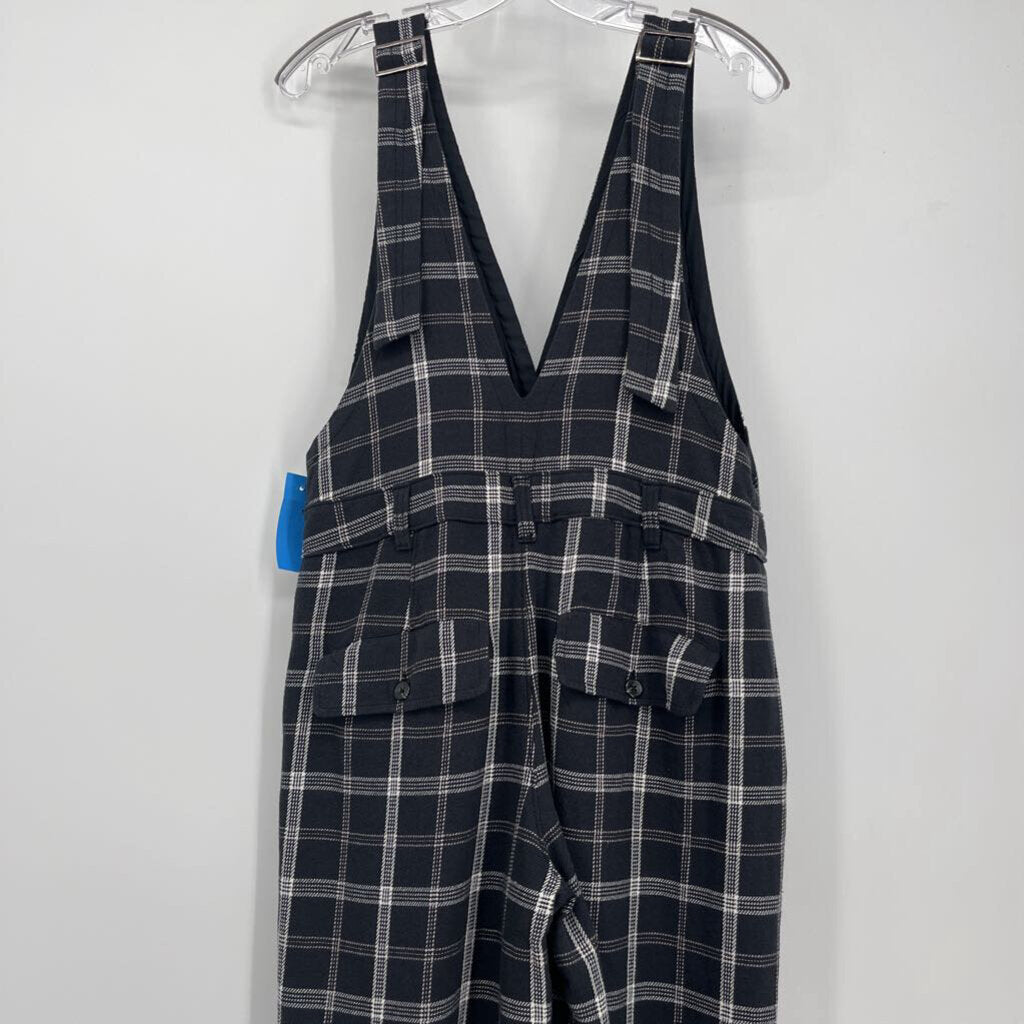 Free People Plaid Jumpsuit