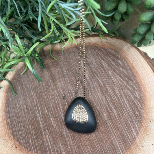 Roberto Ebony & Diamond Necklace