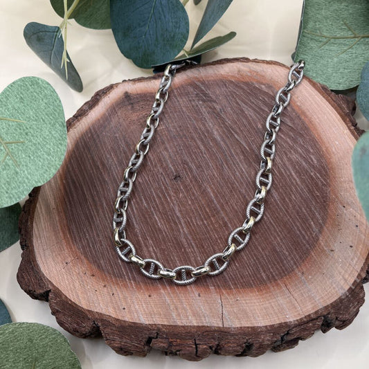 Dyadema Ster/14k Chn Ncklc