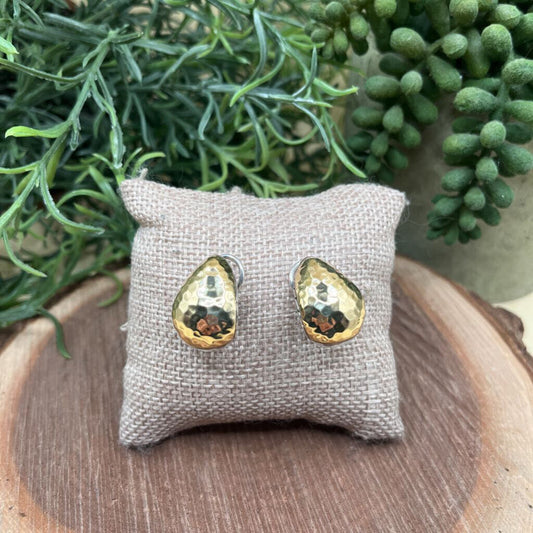 John Hardy Ster/18k Buddha Belly Earrings