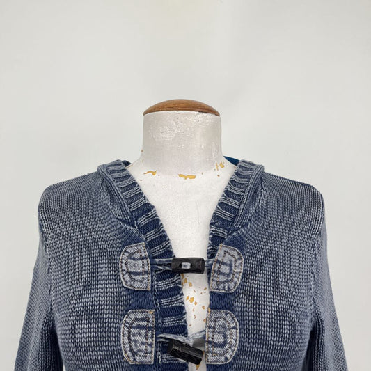 PBJ Blues Toggle Button Cardigan