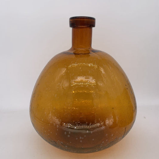 Amber Glass Vase