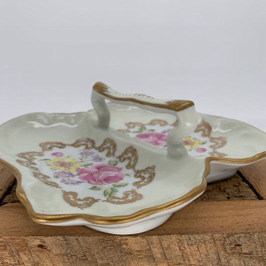 Floral Divided Dish