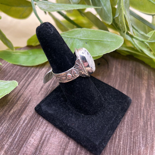 C Spencer Buffalo Turquoise Ring