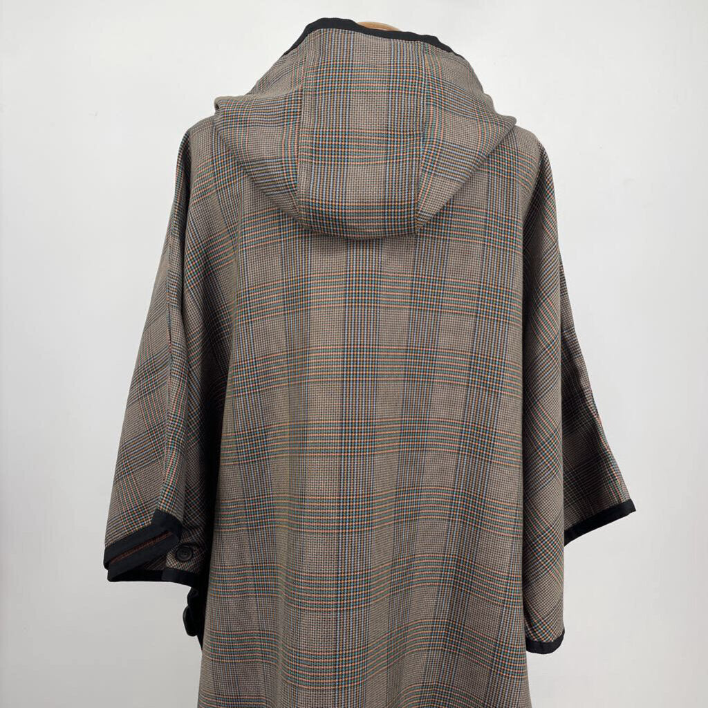 Cabi Hooded Houndstooth Poncho