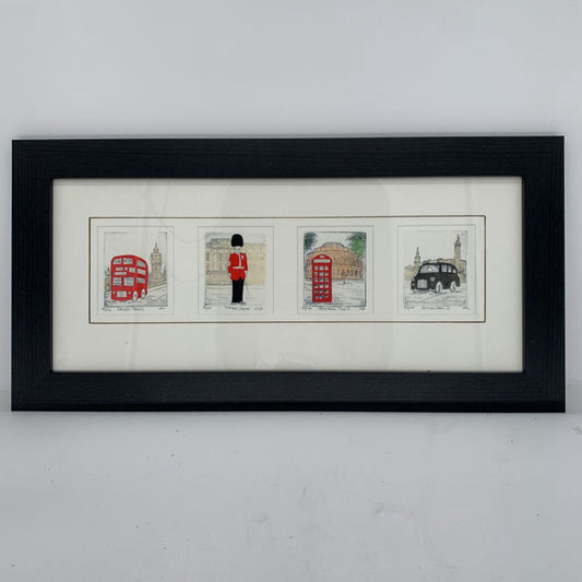 Framed London Etchings