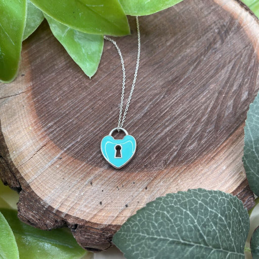 Tiffany & Co Keyhole Heart Necklace