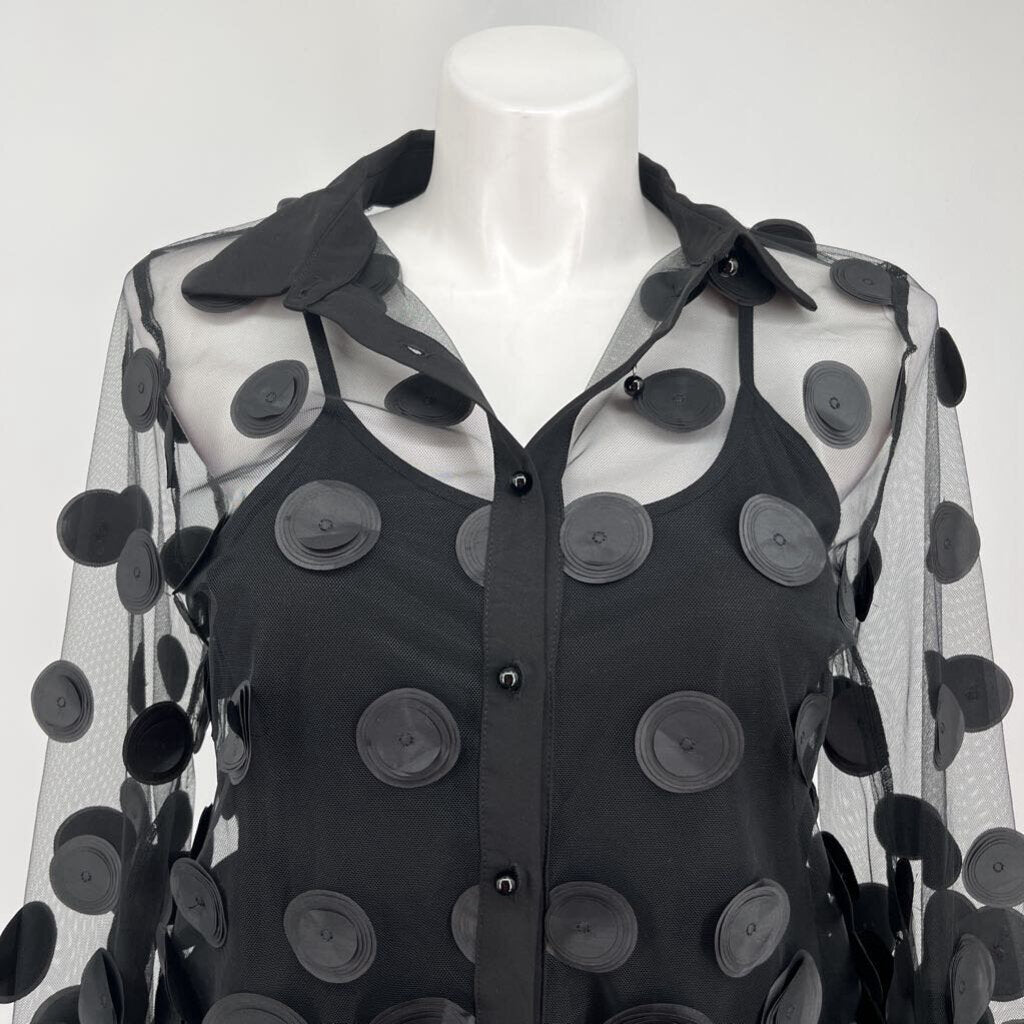 A.Z.I. L/s 2pc Sheer Shirt