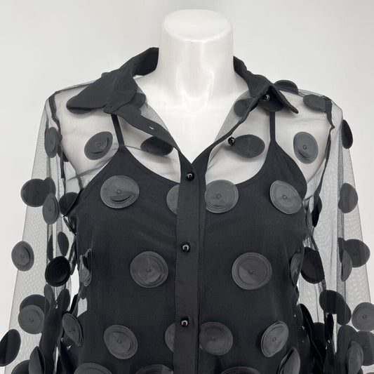 A.Z.I. L/s 2pc Sheer Shirt