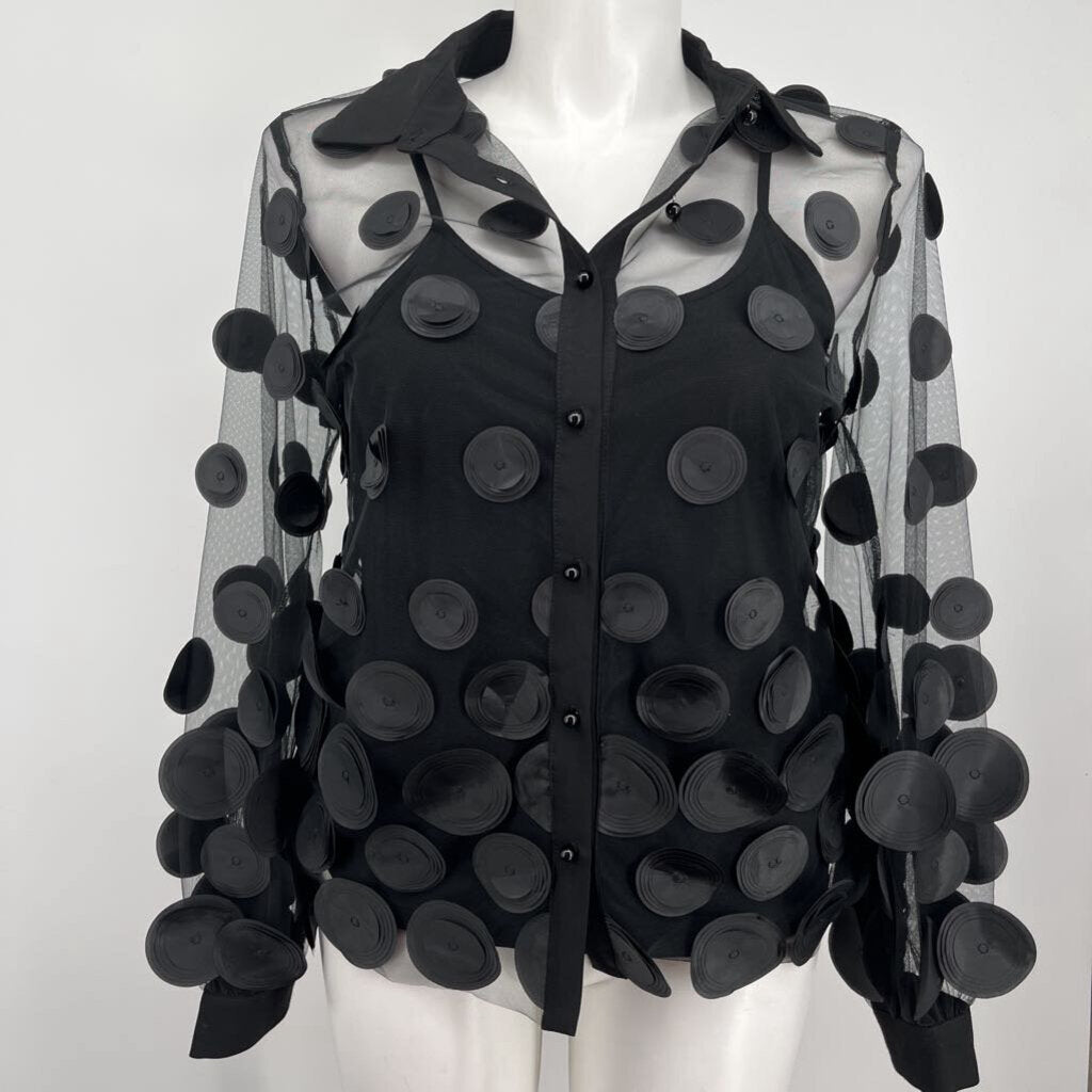 A.Z.I. L/s 2pc Sheer Shirt