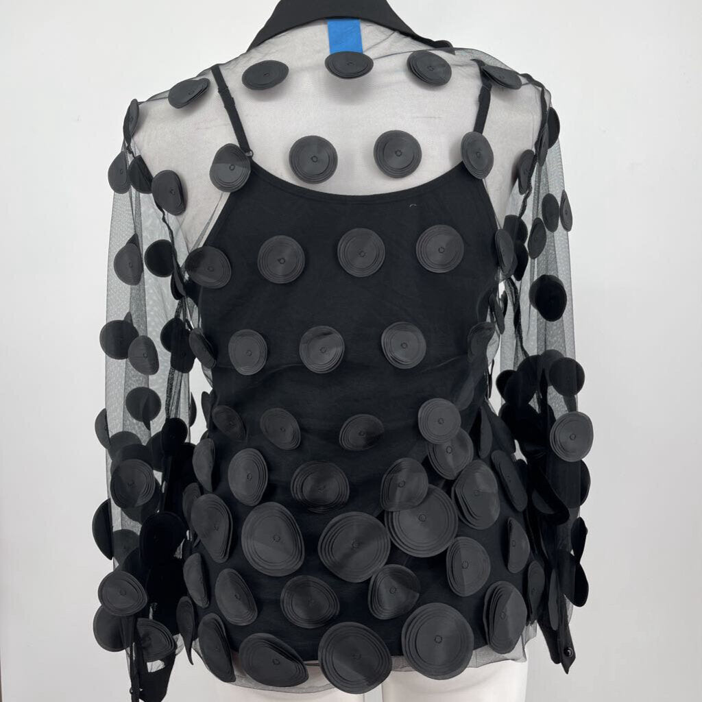 A.Z.I. L/s 2pc Sheer Shirt
