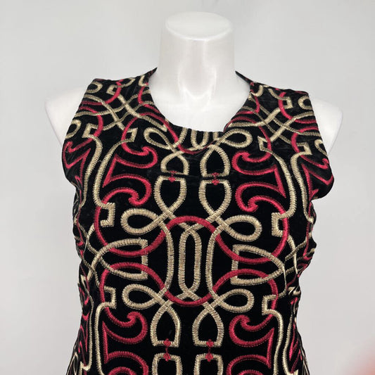 J McLaughlin Velvet Embellished Dress