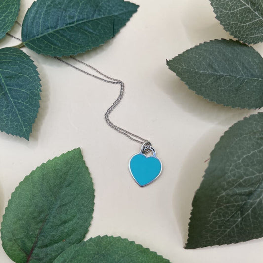 Tiffany & Co Heart Tag Necklace